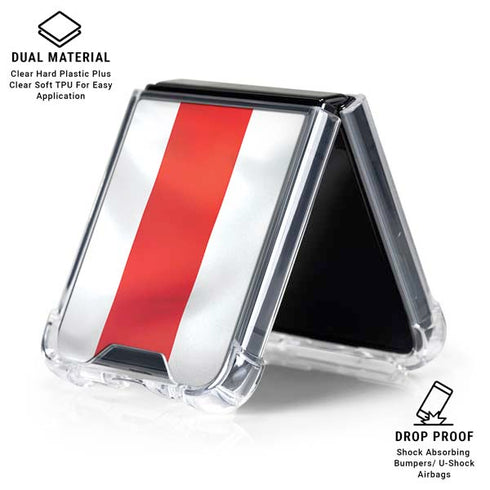 Puerto Rico Flag Galaxy Z Flip7 Clear Case